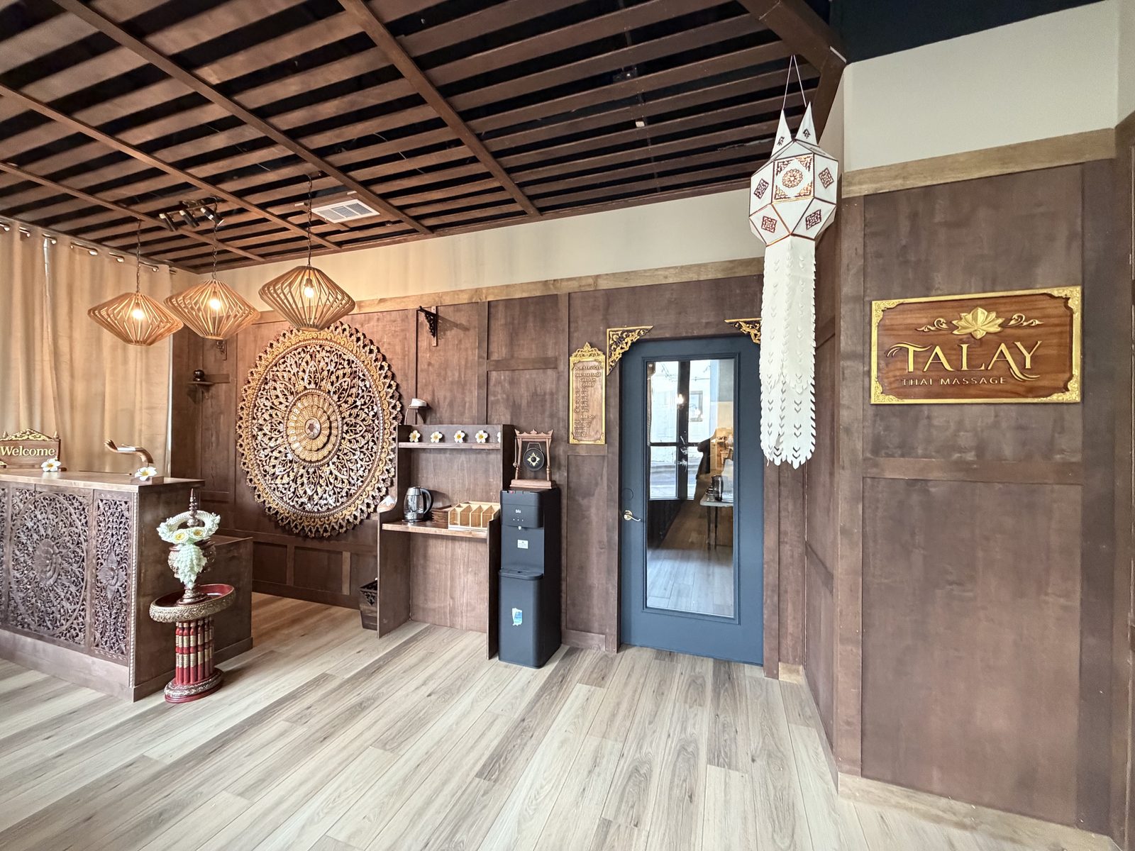 Reception and lobby area